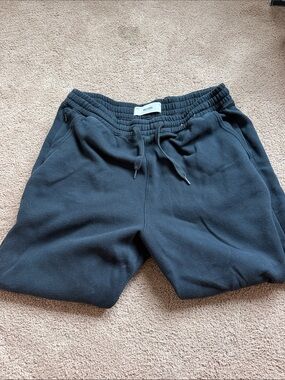 Hollister Black Fleece Drawstring Sweatpants